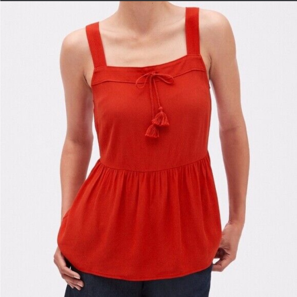 Banana Republic Women’s Red Sleeveless Top